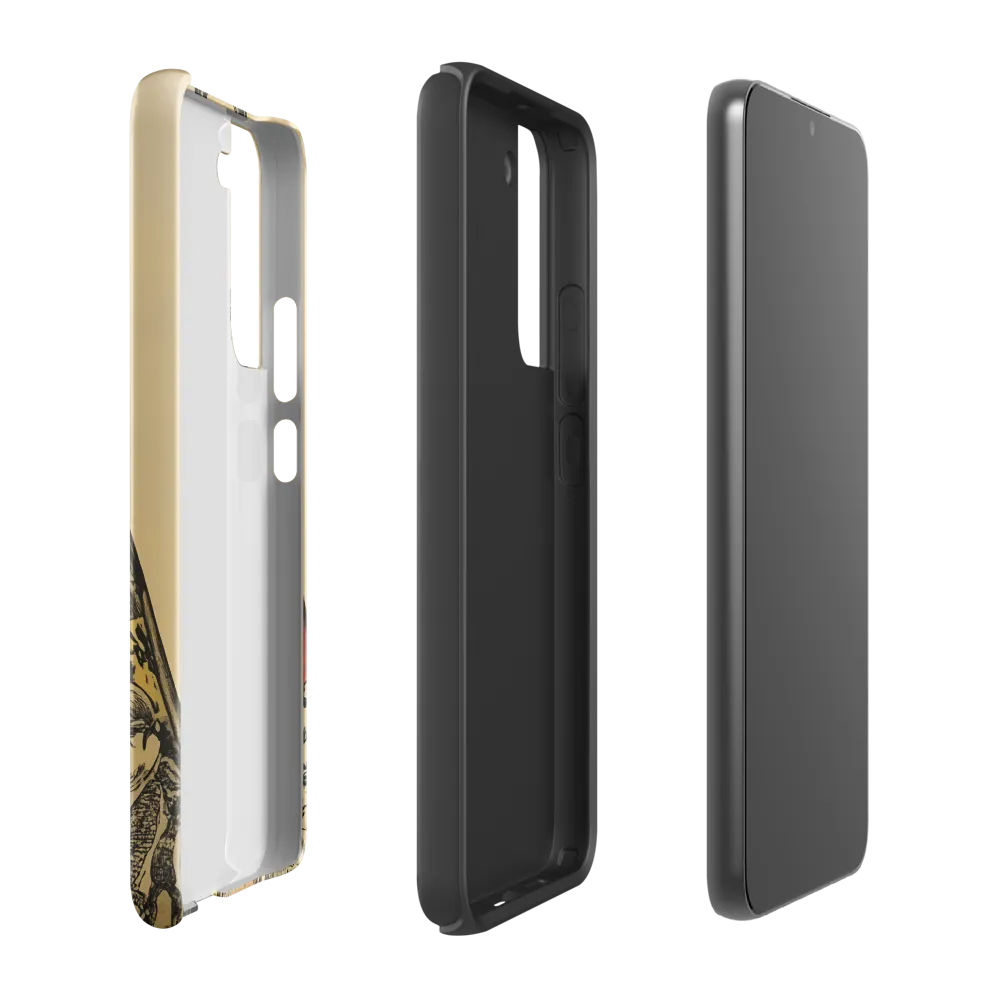 Mystical Cloak of Symbols | Phone Case |  S22 Plus | Tough Case | Glossy