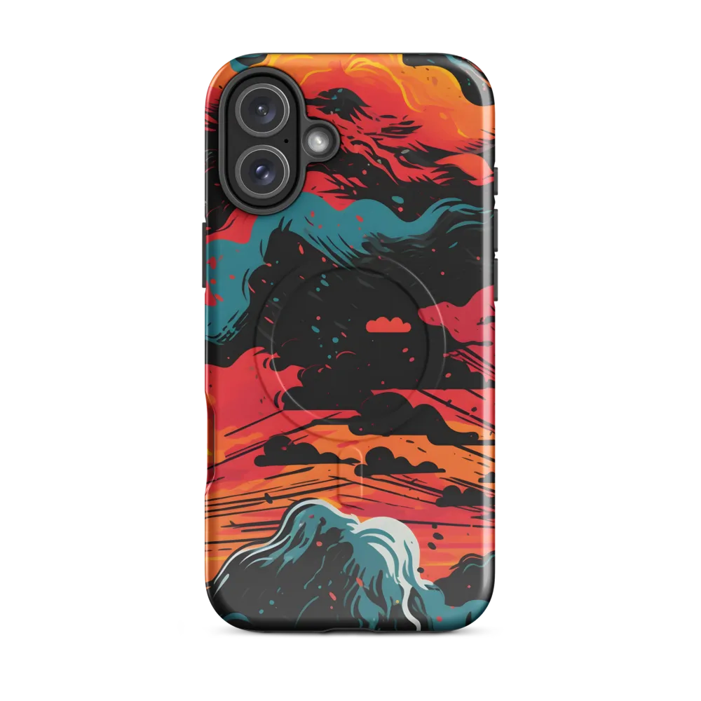 Ethereal Twilight: A Dramatic Landscape in Motion