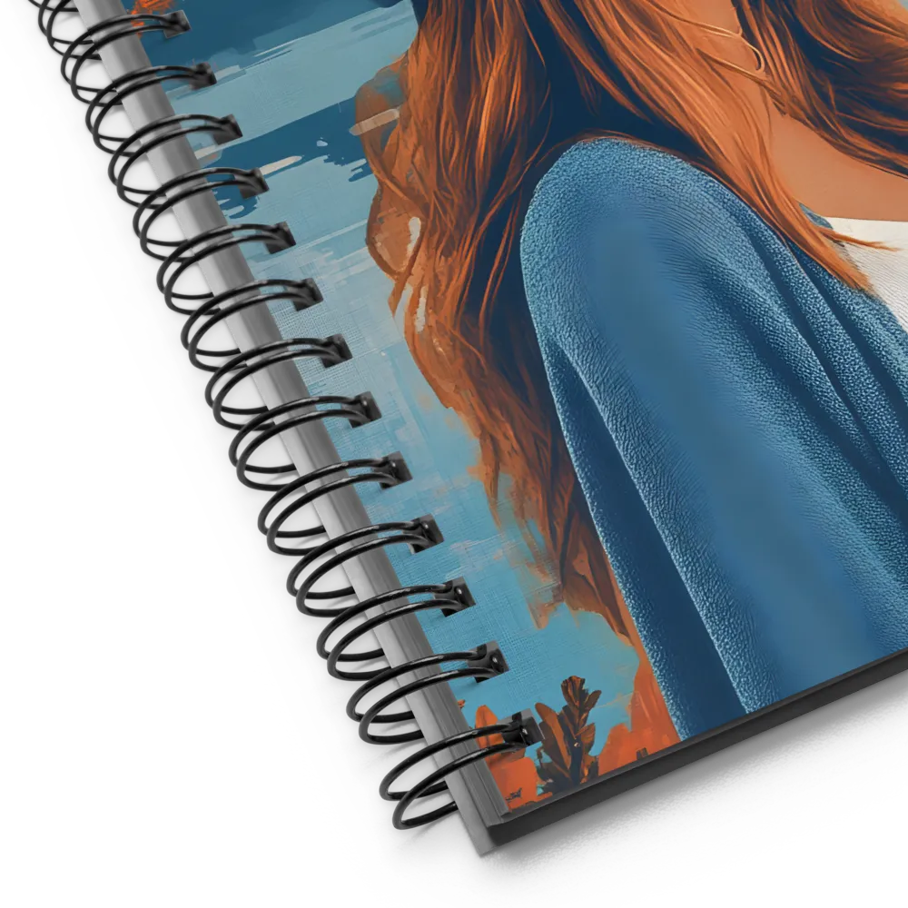 The Serene Reflection | Spiral Notebook