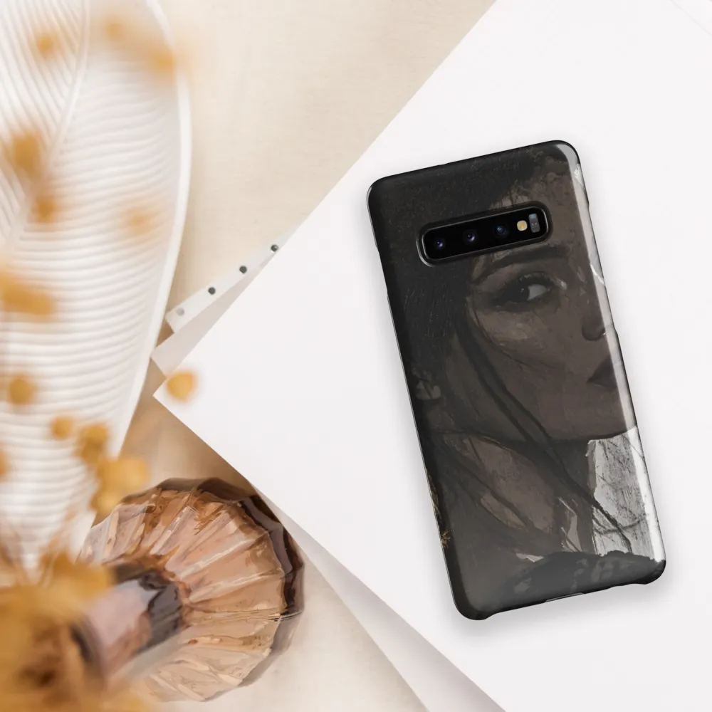 Mysterious Gaze | Phone Case |  S10 Plus | Snap Case | Glossy