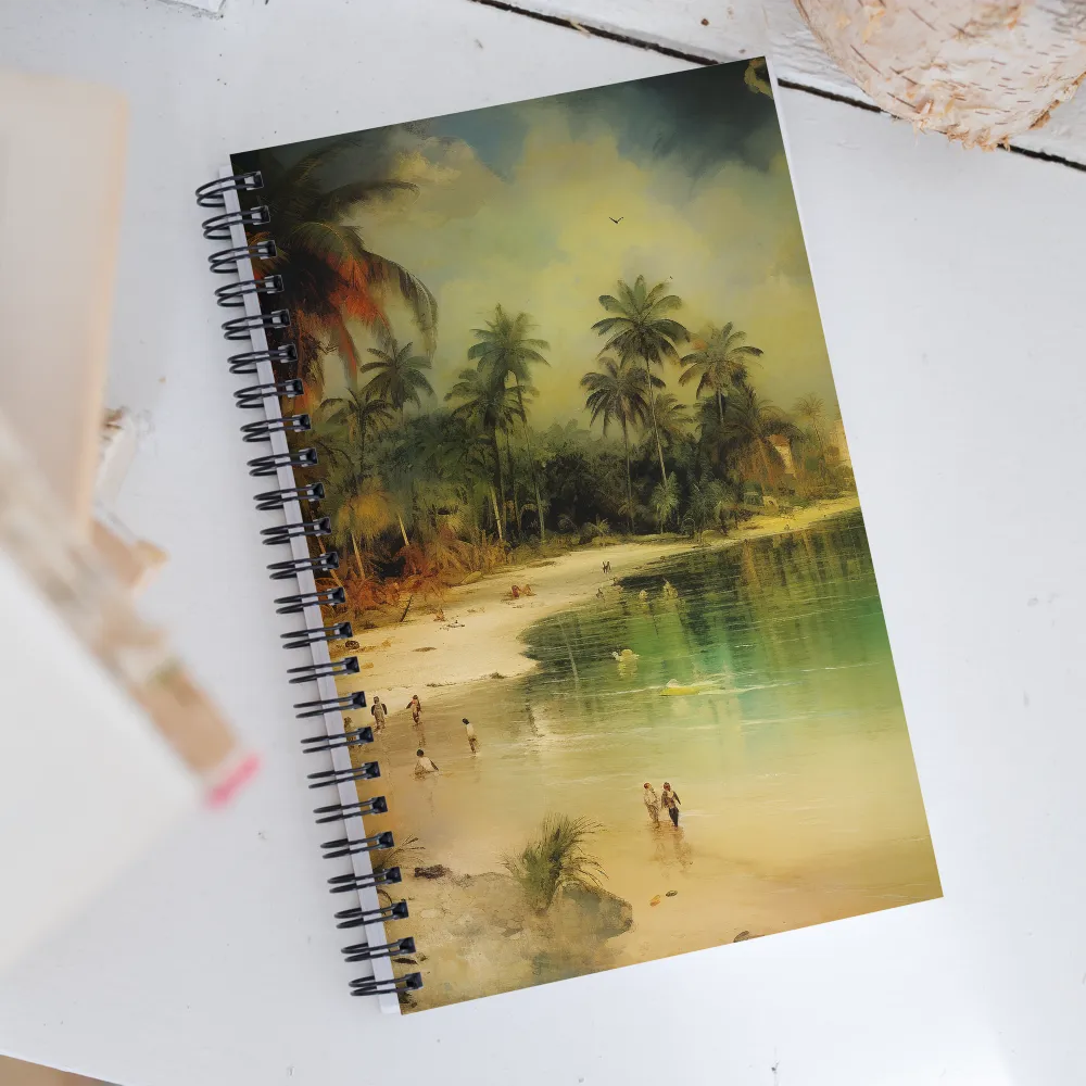 Elysian Shores at Dusk | Spiral Notebook