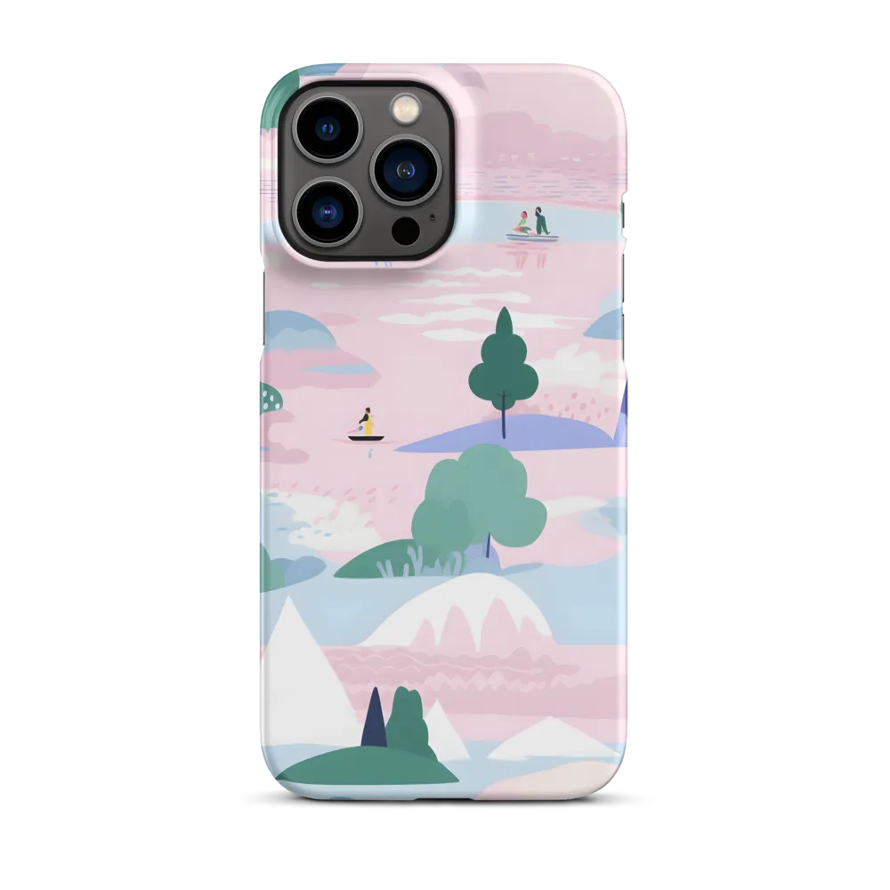 Whimsical Reflections: A Journey Through Landscapes | Phone Case |  13 Pro Max | Snap Case | Matte