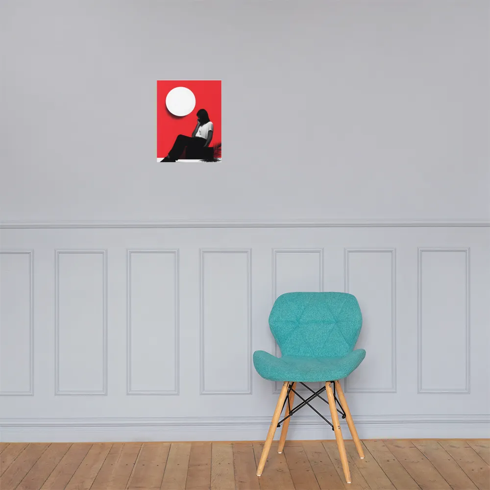 Contemplation in Red