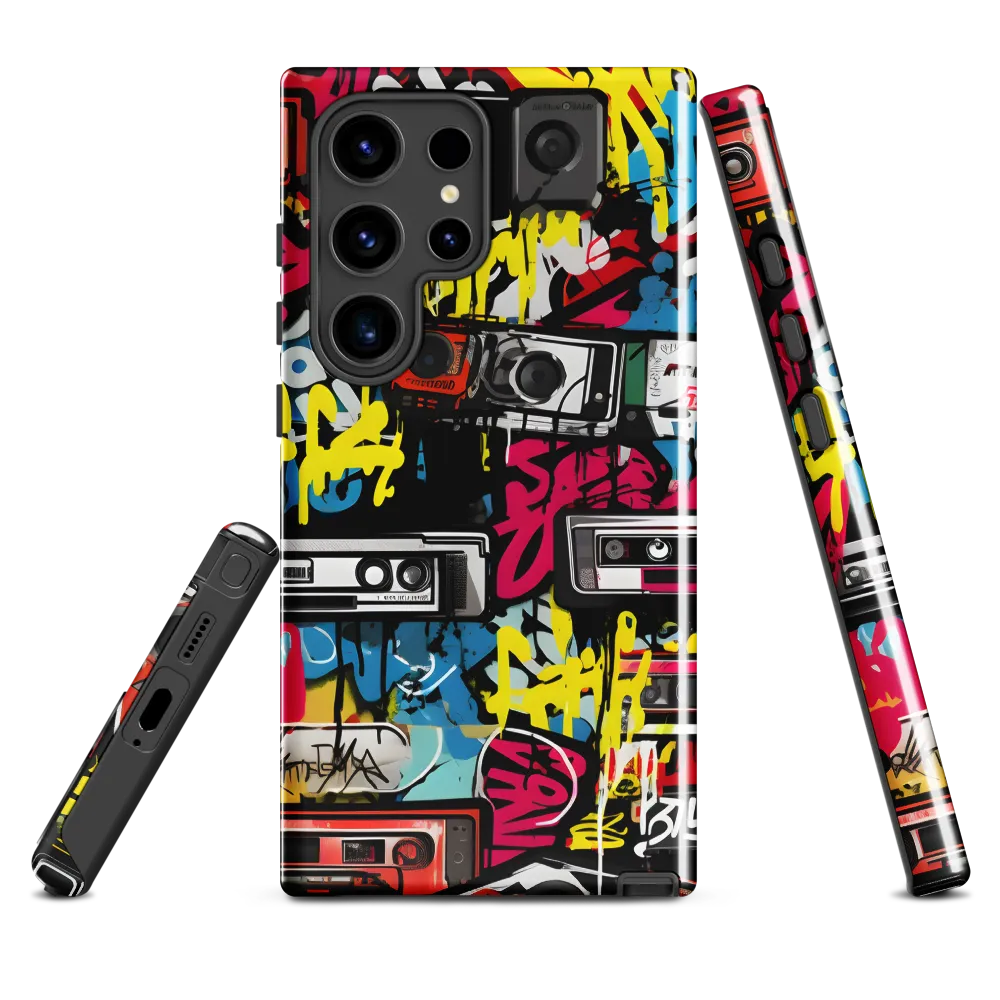 Urban Nostalgia: A Retro Cassette Explosion