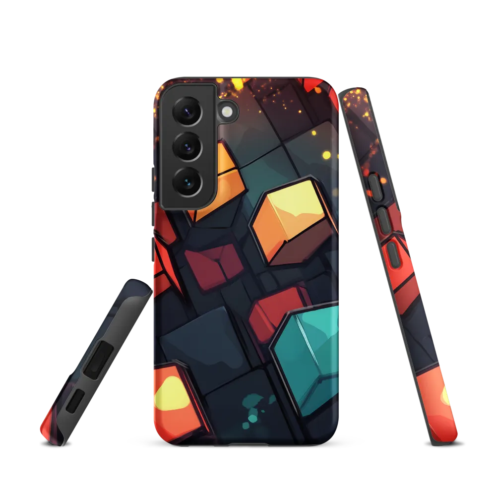 Illuminated Geometry | Phone Case |  S22 | Tough Case | Matte