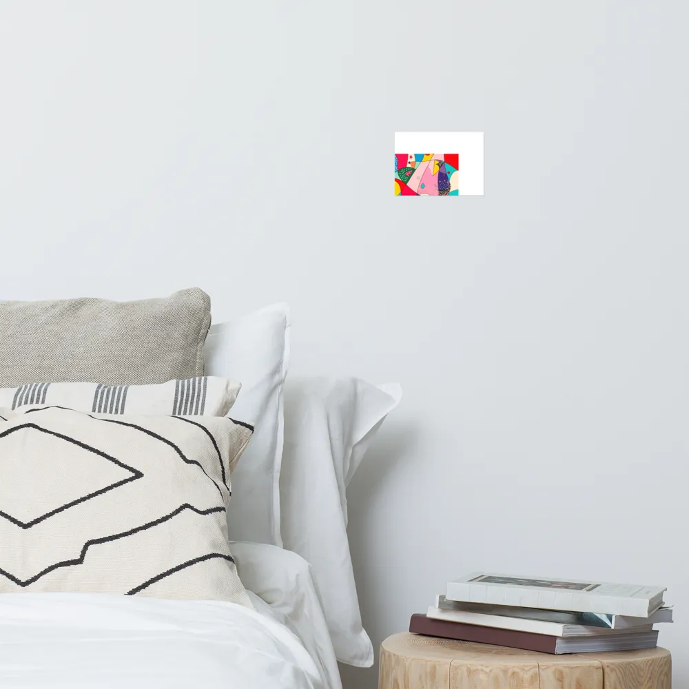 Playful Geometry in Color | Poster | 5″×7″