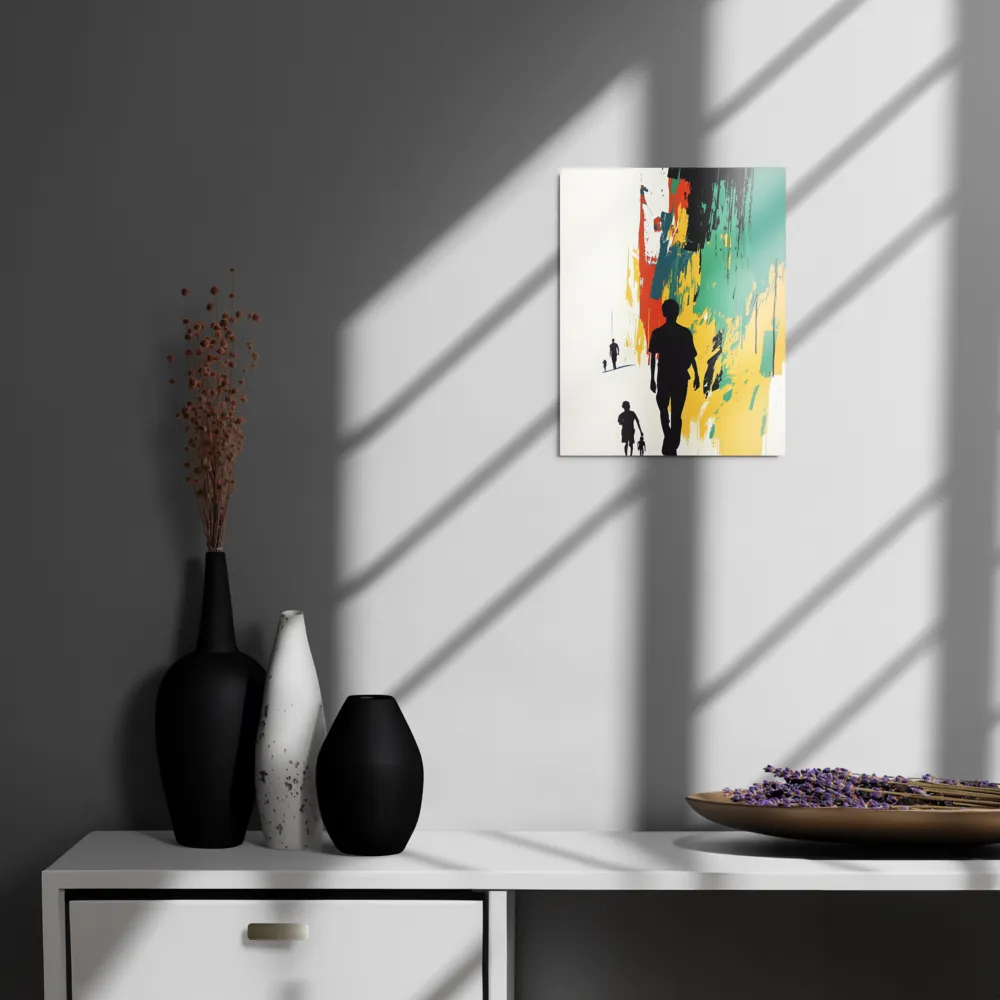 Journey of Silhouettes | Metal Print | 11″×14″