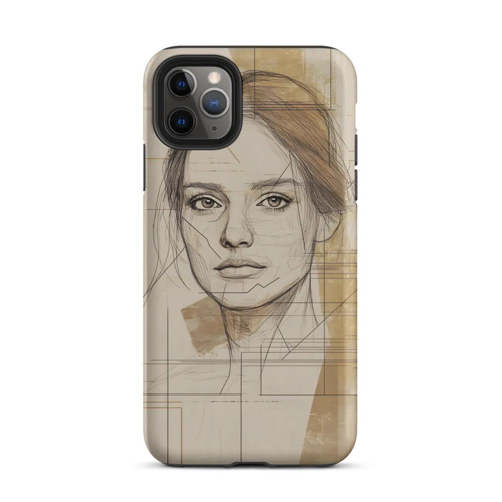 Geometric Elegance: A Modern Portrait