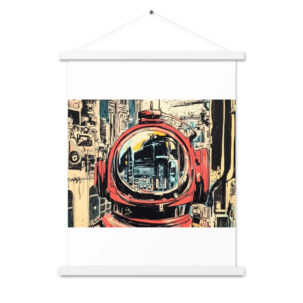 Reflections of Tomorrow | Poster With White Wood Hanger | 18″×24″
