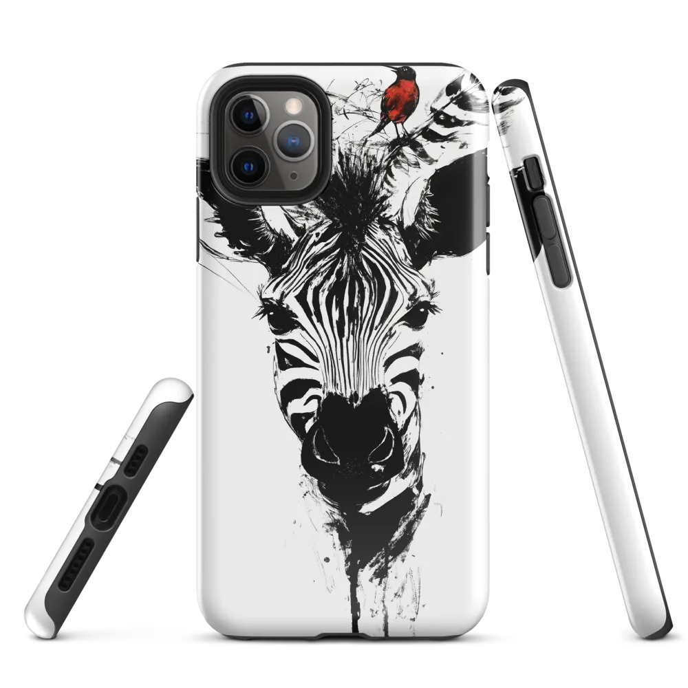 Majestic Stripes and Feathered Companions | Phone Case |  11 Pro Max | Tough Case | Glossy