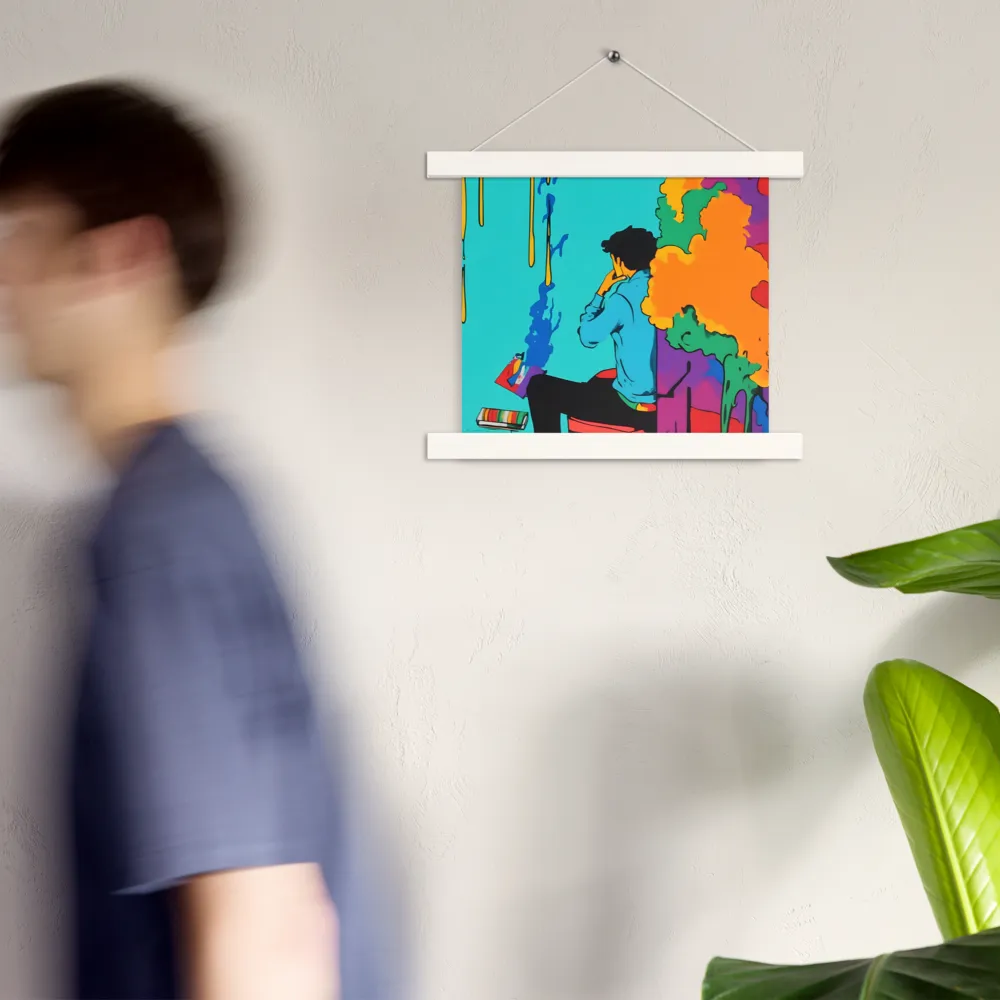 The Artist Within | Poster With White Wood Hanger | 10″×10″