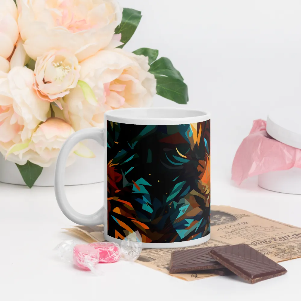 Wild Symphony: Abstract Tigers | Mugs | Multiple Sizes & Colors