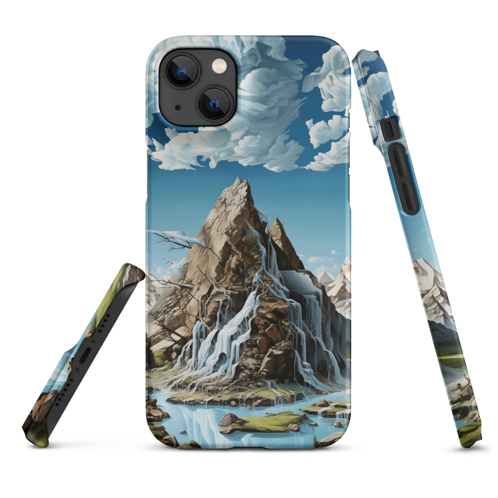 Majestic Cascade: A Mountain Masterpiece