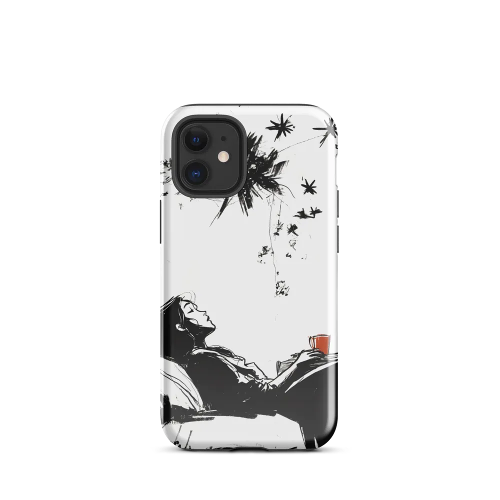 Contemplative Serenity | Phone Case |  12 mini | Tough Case | Glossy