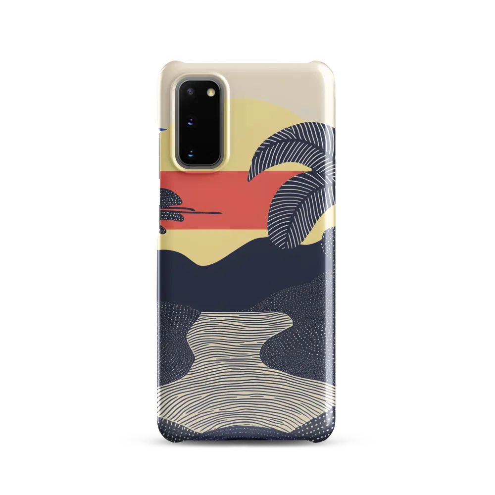 Tranquil Sunset in Modern Minimalism