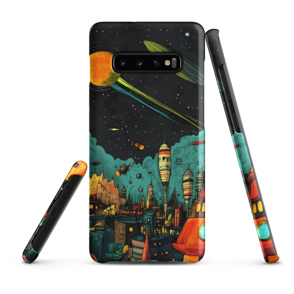 Galactic Cityscape: A Journey Through Imagination