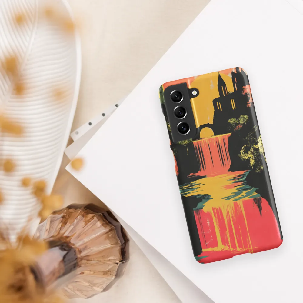 Elysian Echoes: A Surreal Reflections | Phone Case |  S21 FE | Snap Case | Matte