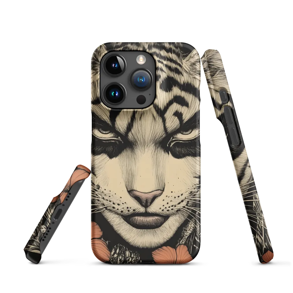 Feline Majesty: The Human-Leopard Connection | Phone Case |  15 Pro | Snap Case | Matte