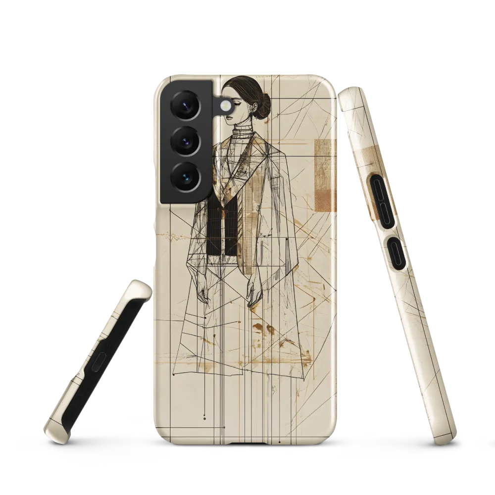Elegance in Lines | Phone Case |  S22 | Snap Case | Glossy