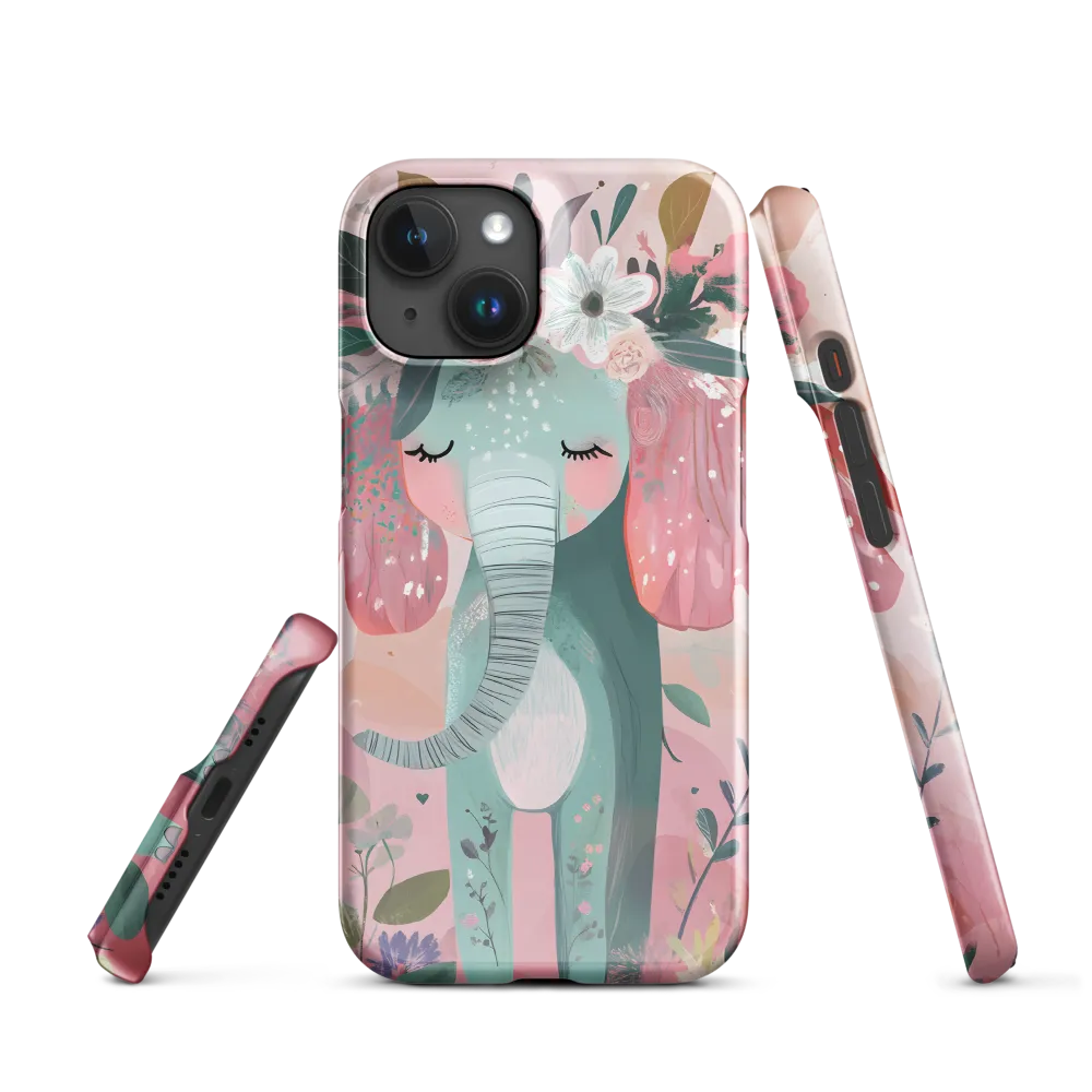 Whimsical Elephant in Bloom