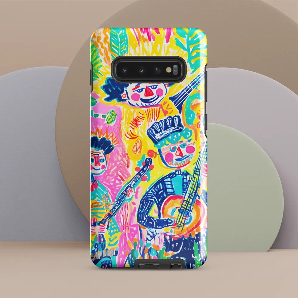 Joyful Duet: A Celebration of Music | Phone Case |  S10 Plus | Tough Case | Glossy