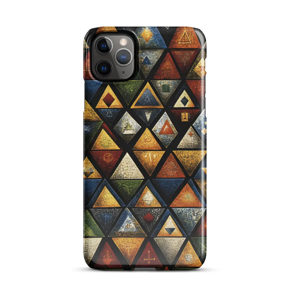 Dynamic Triangular Harmony | Phone Case |  11 Pro Max | Snap Case | Glossy