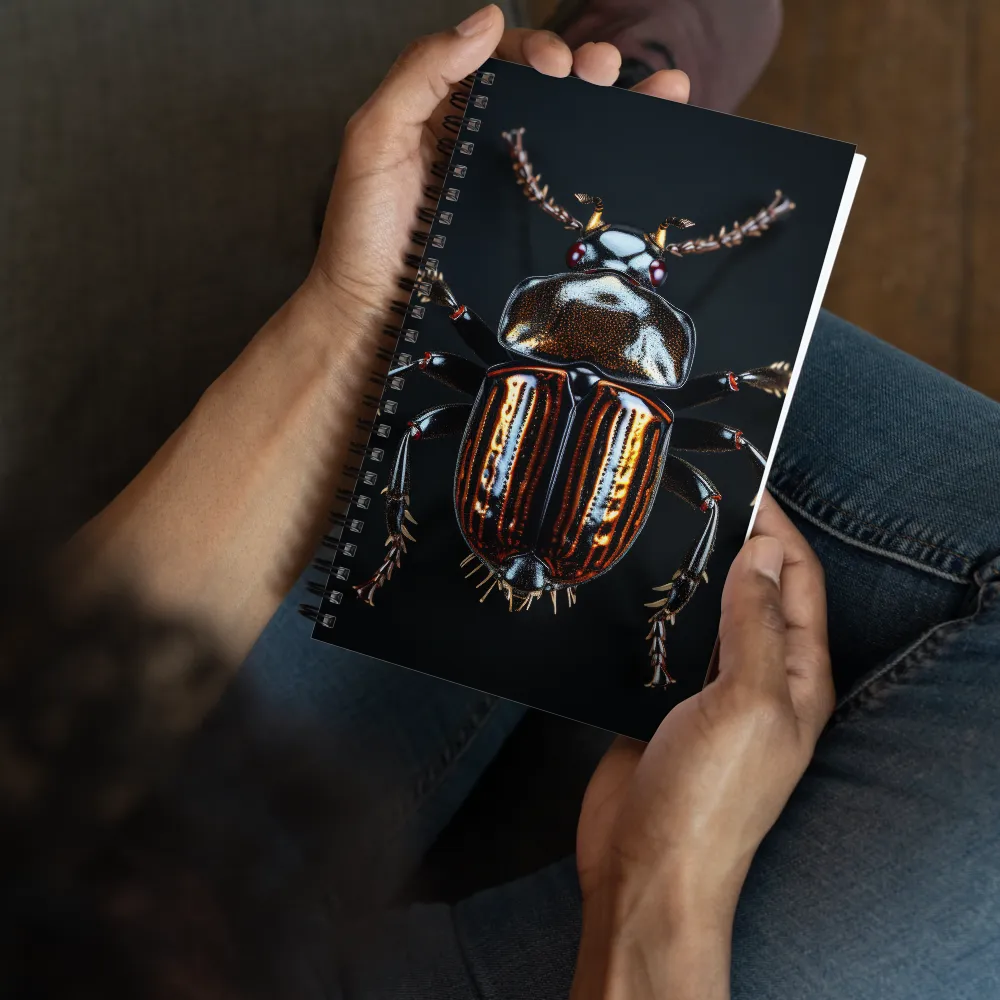 Luminous Insect Majesty | Spiral Notebook