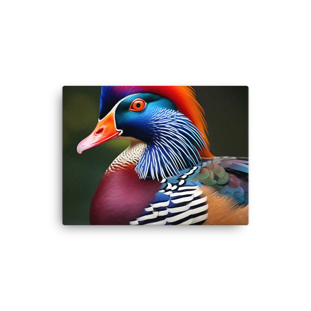 The Majestic Mandarin | Thin Canvas | 12″×16″