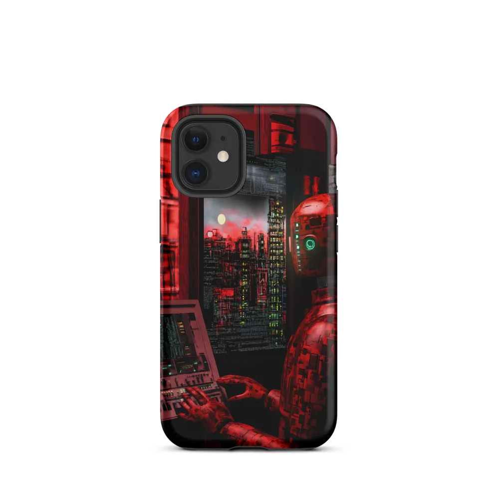 Crimson Sentinel at the Control Window