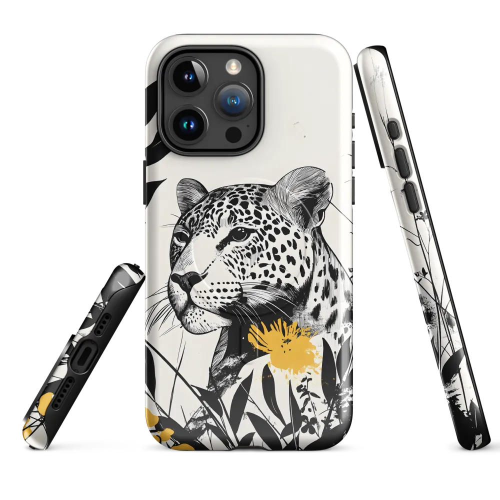 Majestic Leopard Amongst Flora