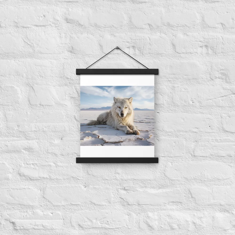 Guardian of the Salt Flats | Poster With Black Wood Hanger | 11″×14″