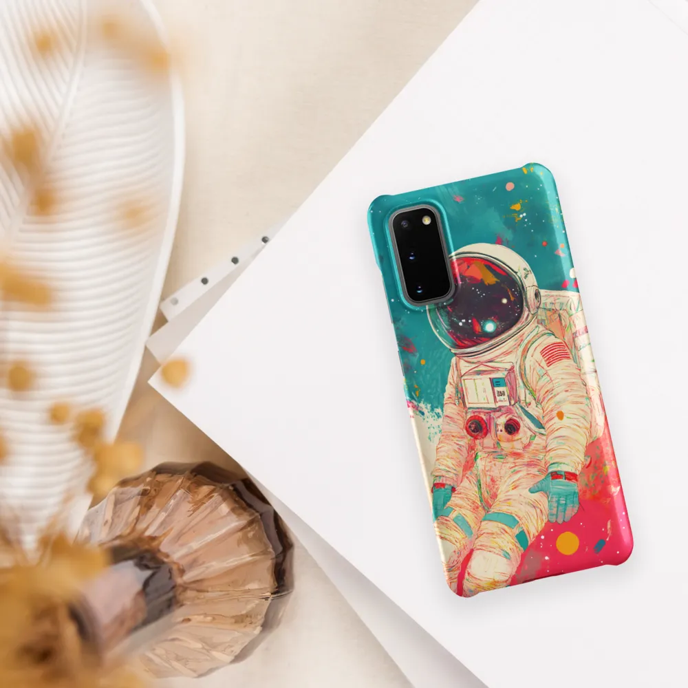 Cosmic Explorer: An Astronaut's Journey | Phone Case |  S20 | Snap Case | Matte