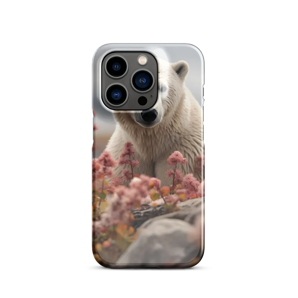 Curiosity Among Blooms: The Polar Bear