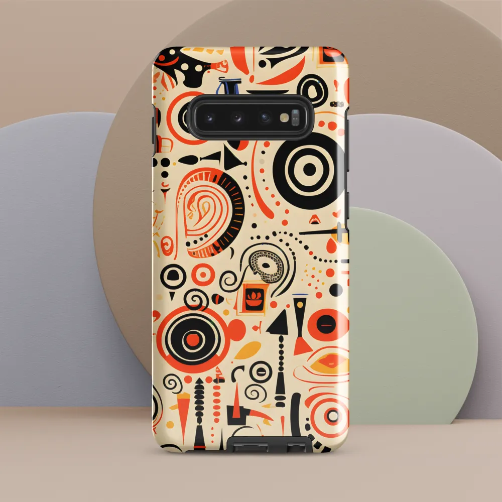 Rhythms of Geometry | Phone Case |  S10 Plus | Tough Case | Glossy