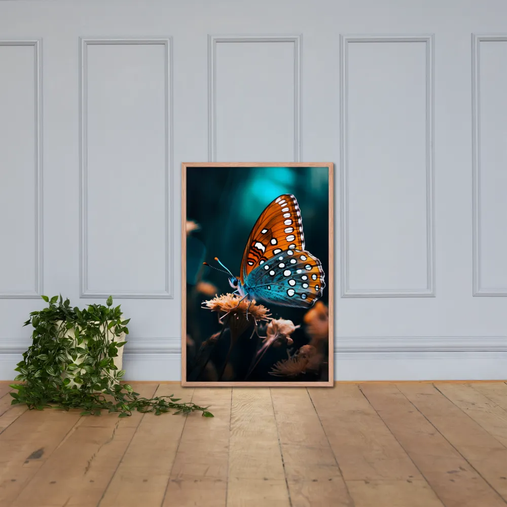 Whispers of Color: The Butterfly's Embrace