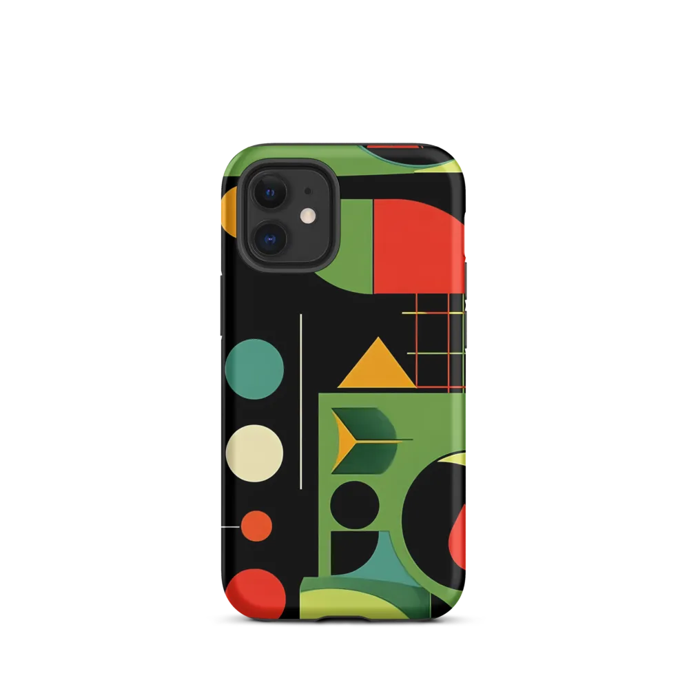 Geometric Harmony | Phone Case |  12 mini | Tough Case | Matte