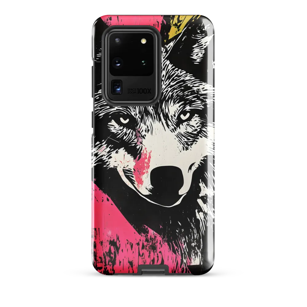 Intense Gaze of the Wolf