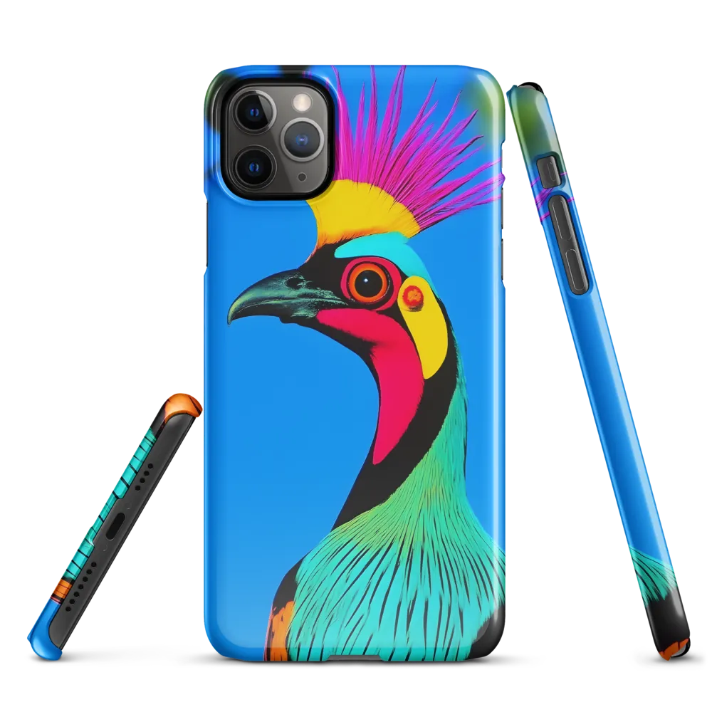 Whimsical Avian Portrait | Phone Case |  11 Pro Max | Snap Case | Glossy