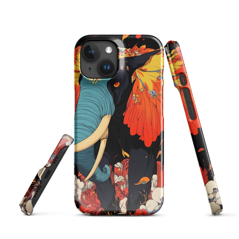 Majesty of the Floral Elephant | Phone Case |  15 | Snap Case | Glossy