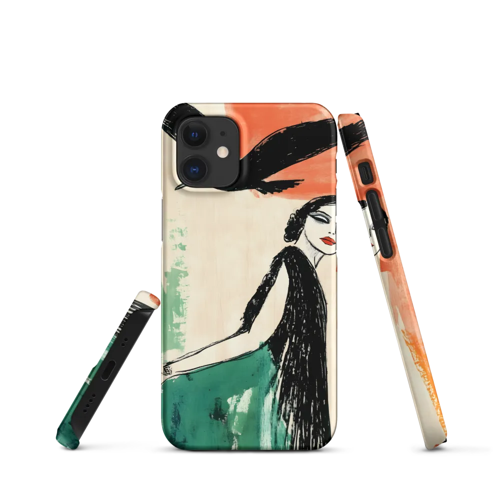 Elegance in Flight | Phone Case |  12 Mini | Snap Case | Matte