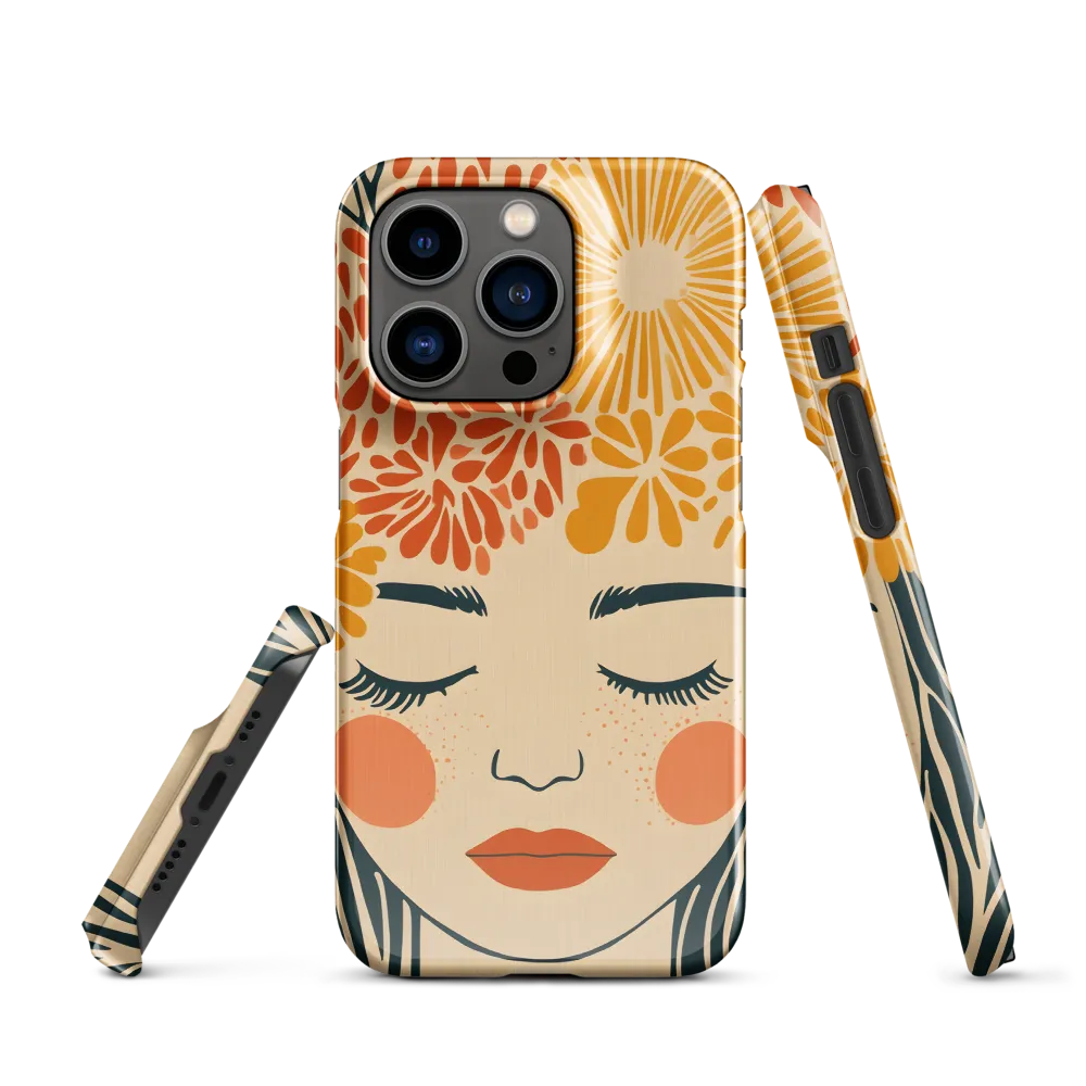 Serenity in Bloom | Phone Case |  14 Pro | Snap Case | Glossy