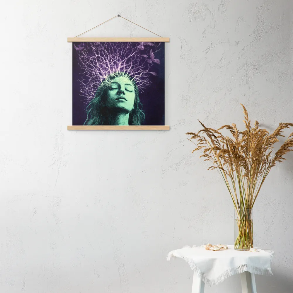 Whispers of Freedom | Poster With Oak Wood Hanger | 18″×18″