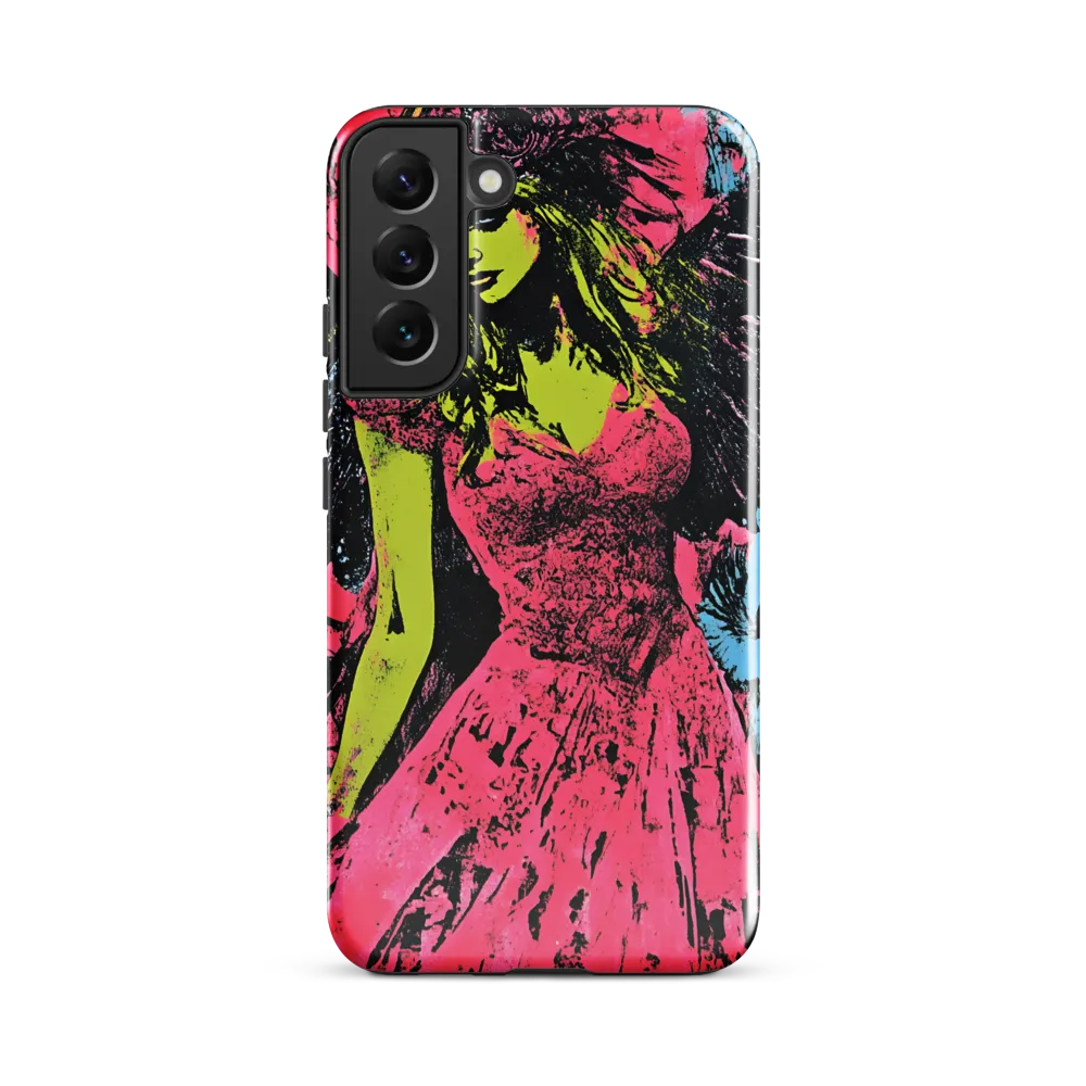 Mystical Angel in Neon Dreams | Phone Case |  S22 Plus | Tough Case | Glossy