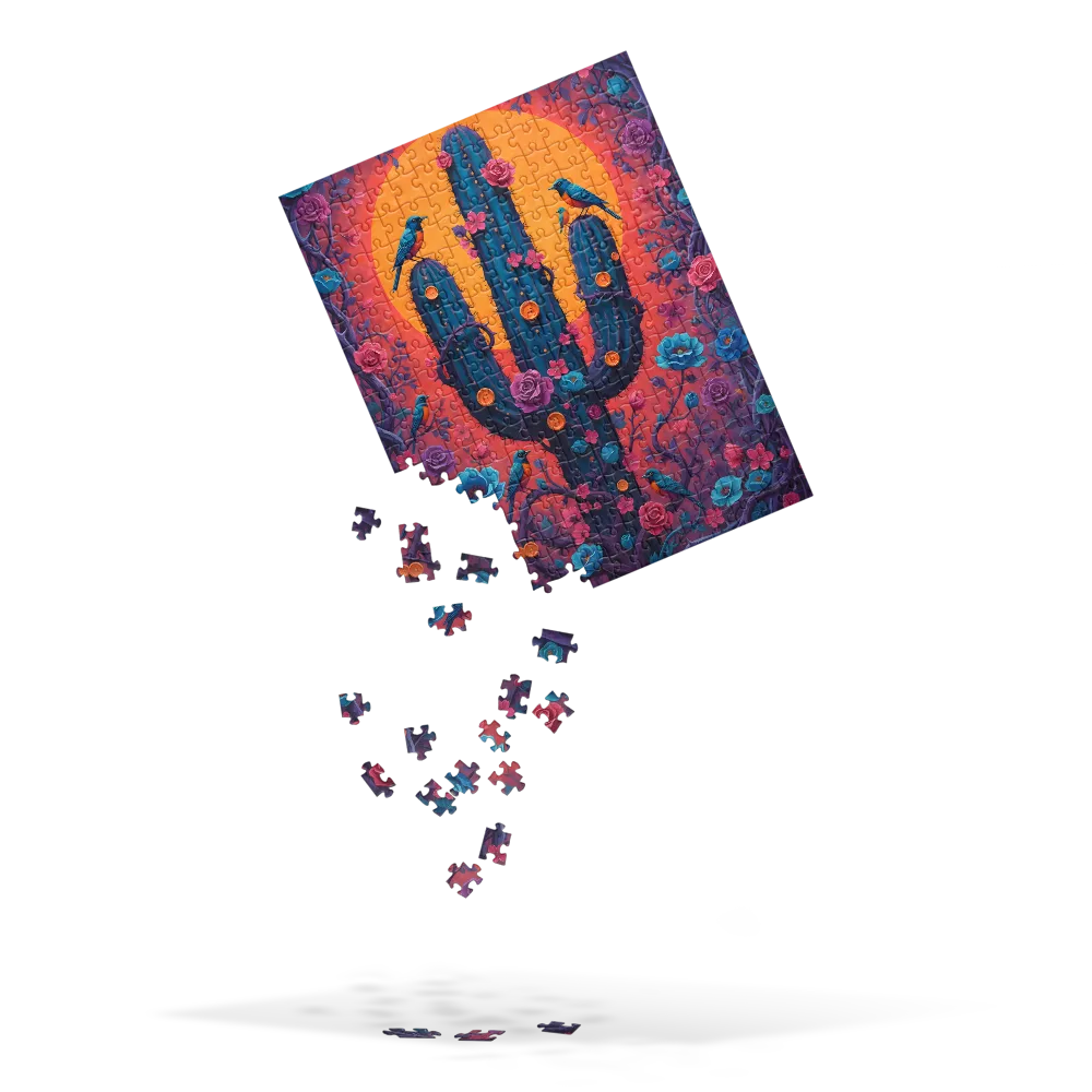 Blooming Saguaro 
 Jigsaw Puzzle