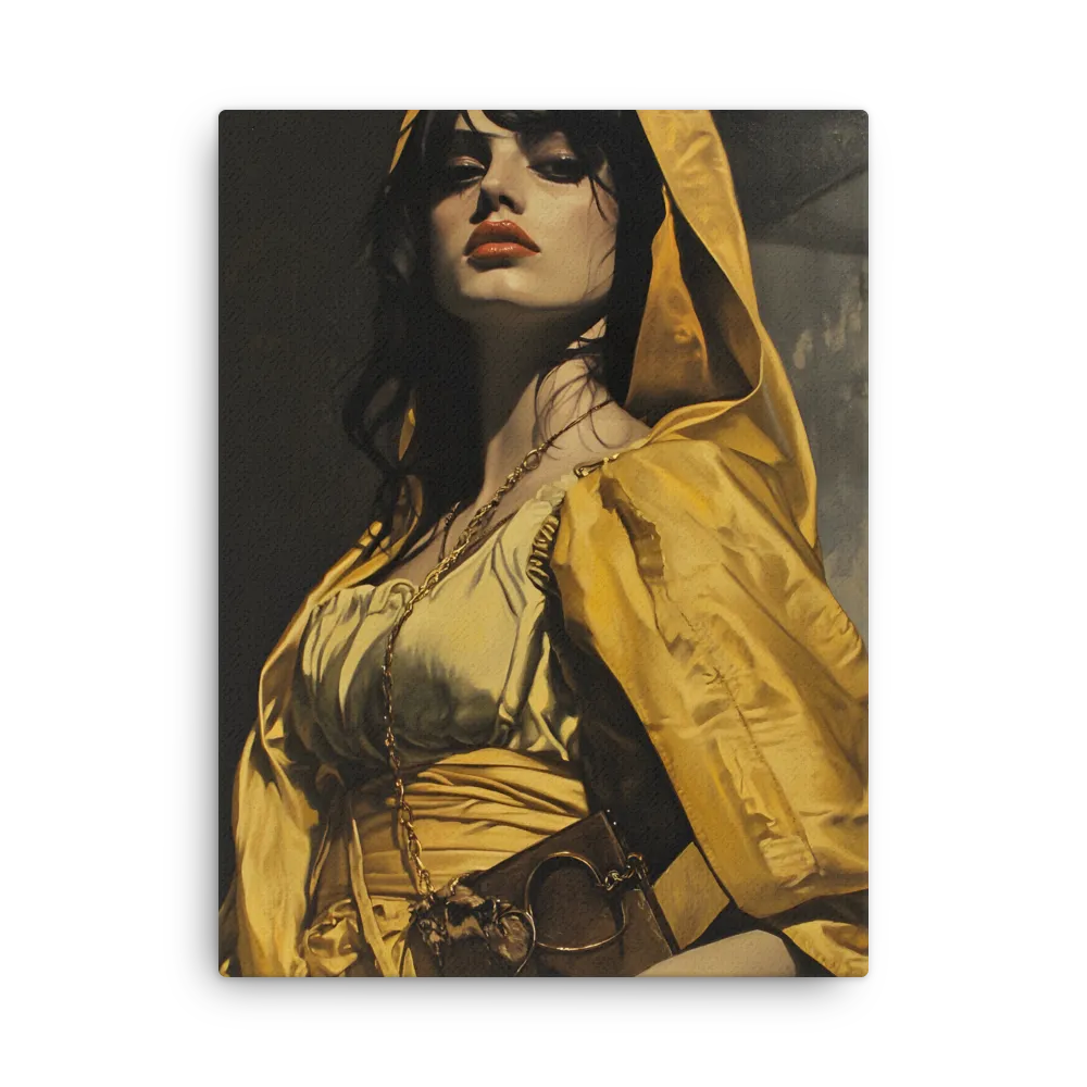 Veiled Confidence | Thin Canvas | 24″×32″