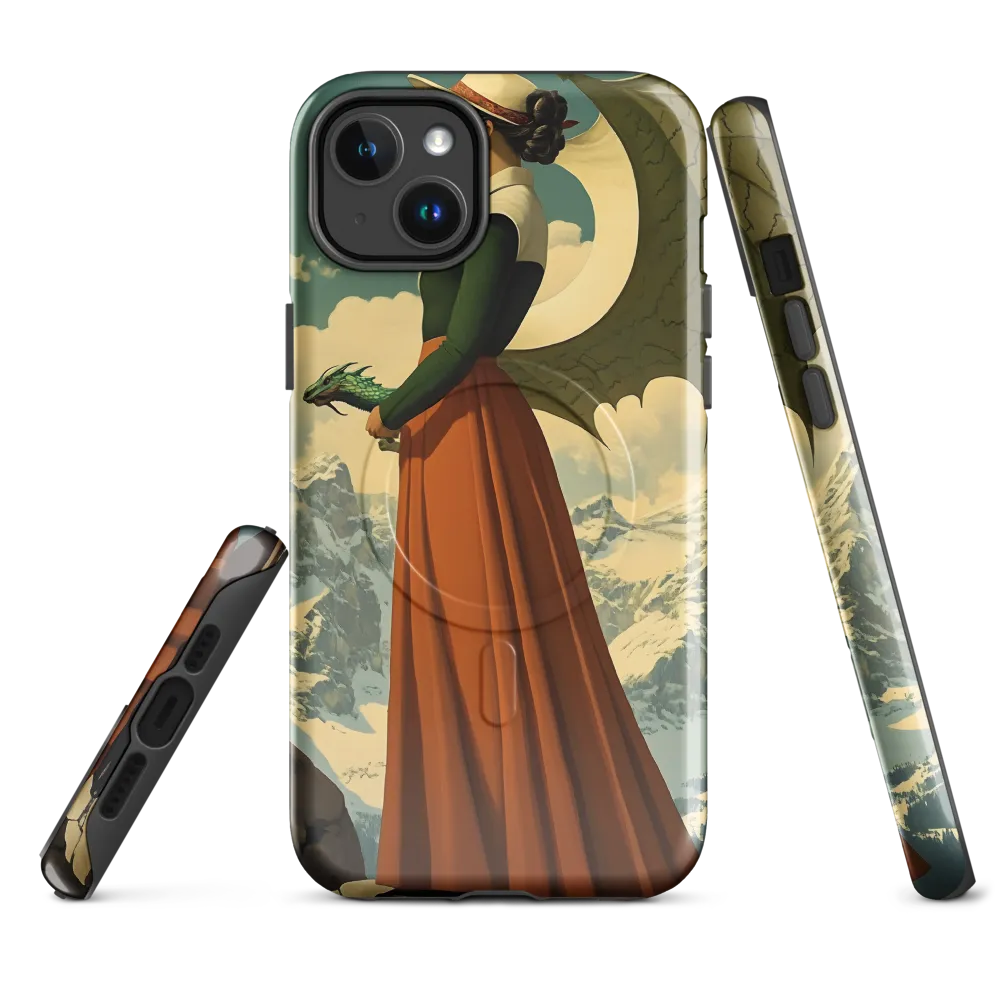 Mystic Harmony: The Dragon Keeper | Phone Case |  14 Plus | MagSafe® Tough Case | Glossy