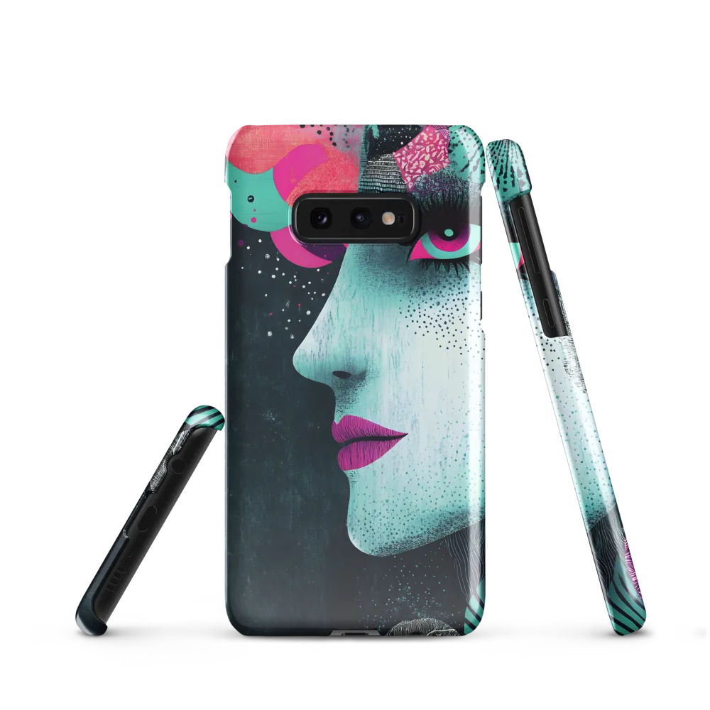 Mystical Beauty in Blue and Pink | Phone Case |  S10e | Snap Case | Glossy