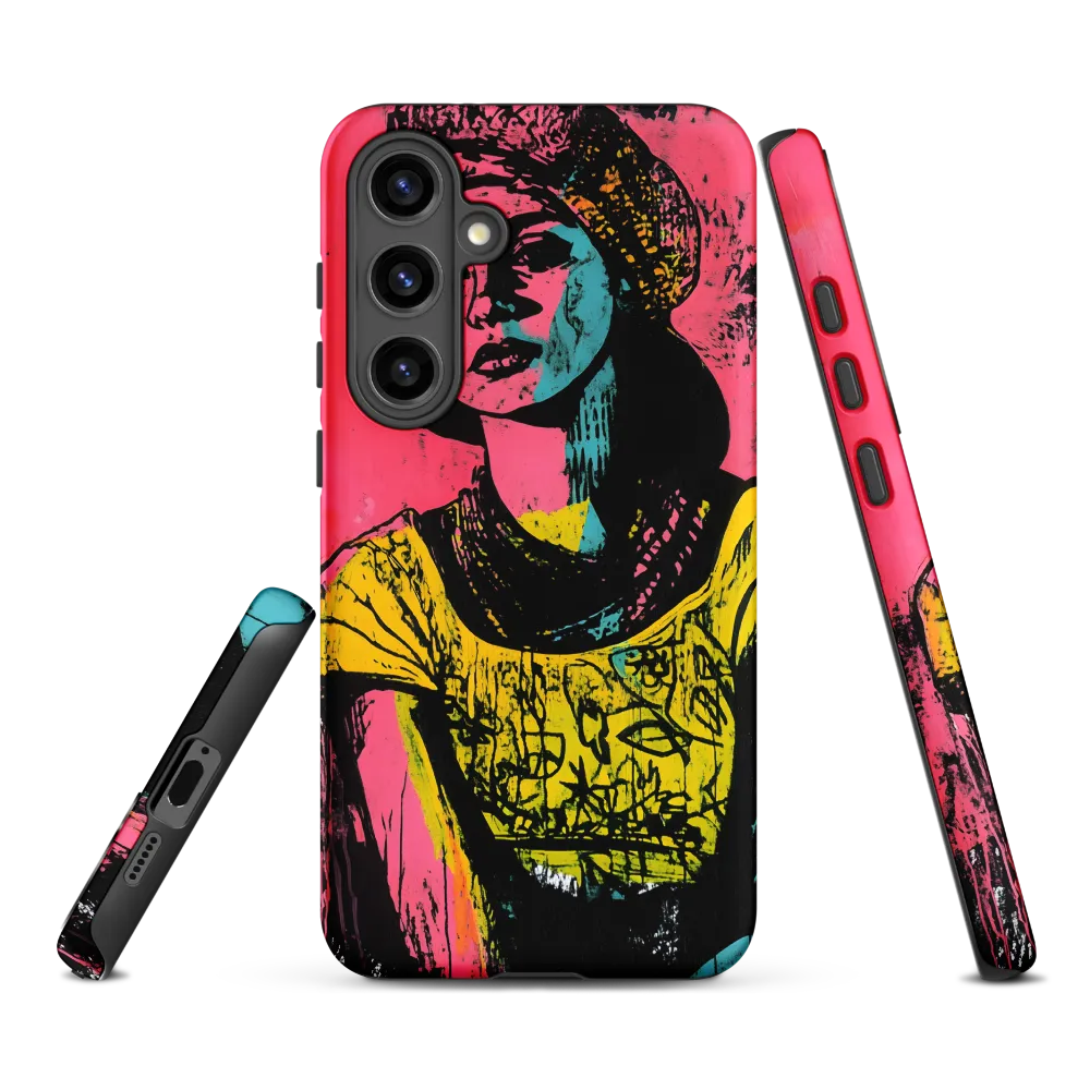 Urban Elegance: A Graffiti Portrait