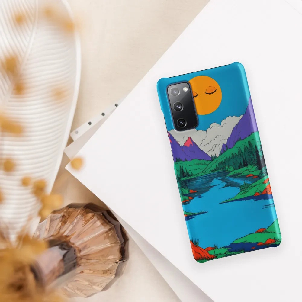 Whimsical Serenity in Vibrant Colors