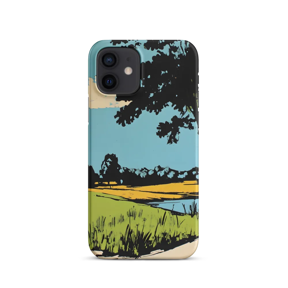 Vibrant Landscape in Pop Art Style